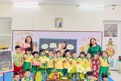 Trường mầm non Ngô Quyền trải nghiệm Mùa thu Hà nội 2025